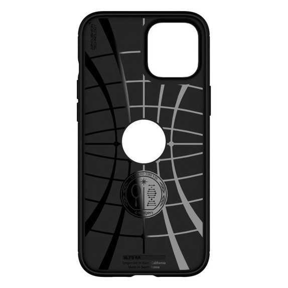 Spigen - Ovitek Rugged Armor za iPhone 12 a 12 Pro, črna