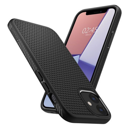 Spigen - Ovitek Liquid Air za iPhone 12 mini, črna