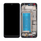LG Q60 X525 - LCD zaslon + steklo na dotik + okvir (Blue) Single Sim TFT