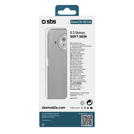 SBS - Skinny ovitek za Xiaomi Mi 10T Lite 5G, prozoren