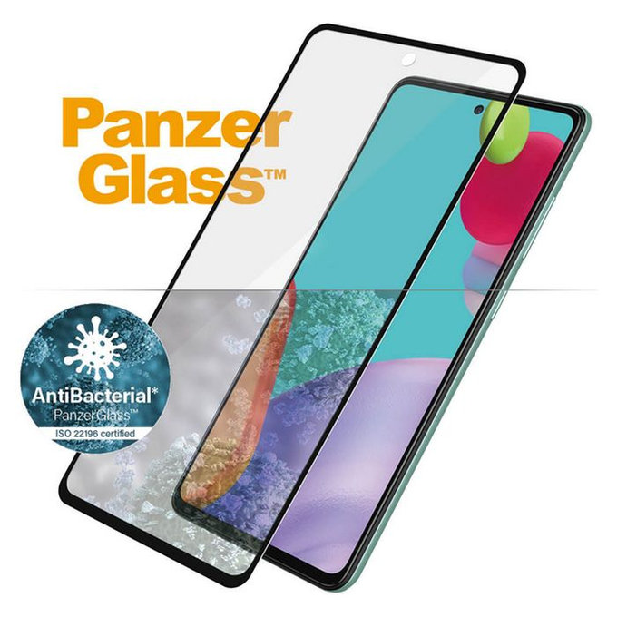 PanzerGlass - Kaljeno Steklo Case Friendly AB za Samsung Galaxy A52, A52 5G, A52s in A53 5G, črn