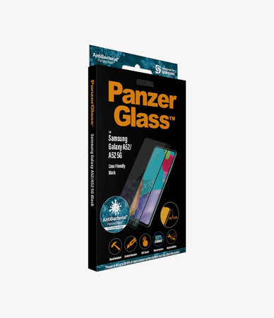 PanzerGlass - Kaljeno Steklo Case Friendly AB za Samsung Galaxy A52, A52 5G, A52s in A53 5G, črn