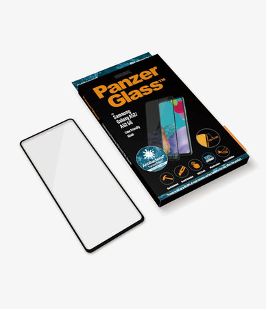 PanzerGlass - Kaljeno Steklo Case Friendly AB za Samsung Galaxy A52, A52 5G, A52s in A53 5G, črn