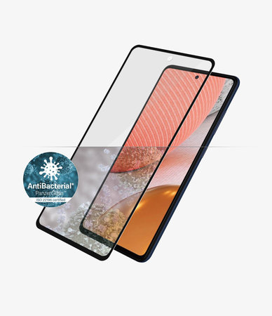 PanzerGlass - Kaljeno Steklo Case Friendly AB za Samsung Galaxy A72, črn