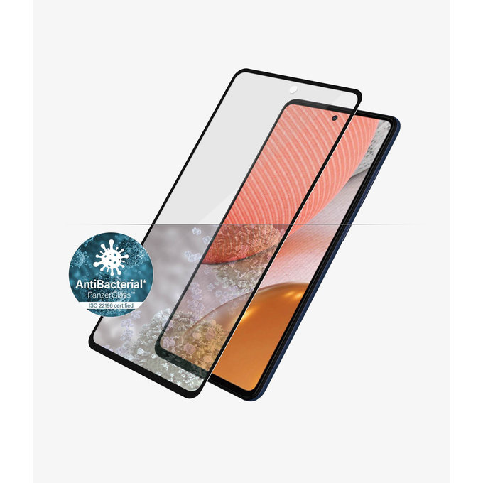 PanzerGlass - Kaljeno Steklo Case Friendly AB za Samsung Galaxy A72, črn
