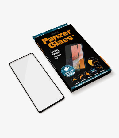 PanzerGlass - Kaljeno Steklo Case Friendly AB za Samsung Galaxy A72, črn