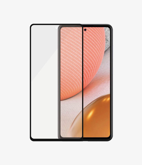 PanzerGlass - Kaljeno Steklo Case Friendly AB za Samsung Galaxy A72, črn
