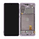Samsung Galaxy S20 FE 5G G781B - LCD zaslon + steklo na dotik + okvir (Cloud Lavender) - GH82-24214C, GH82-24215C, GH82-29056C Genuine Service Pack