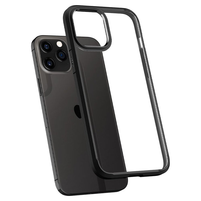 Spigen - Ultra Hybrid ovitek za iPhone 12 Pro Max, črn
