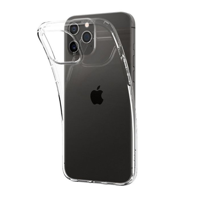 Spigen - Ovitek Liquid Crystal za iPhone 12 i 12 Pro, Crystal Clear