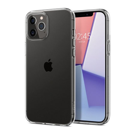 Spigen - Ovitek Liquid Crystal za iPhone 12 i 12 Pro, Crystal Clear