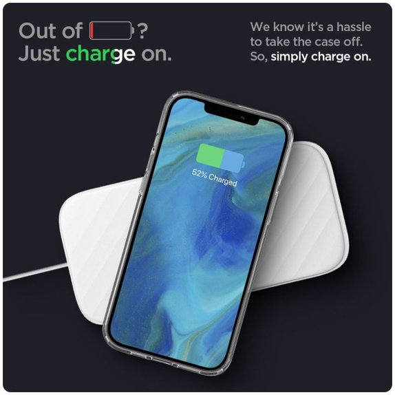 Spigen - Ovitek Liquid Crystal za iPhone 12 i 12 Pro, Crystal Clear