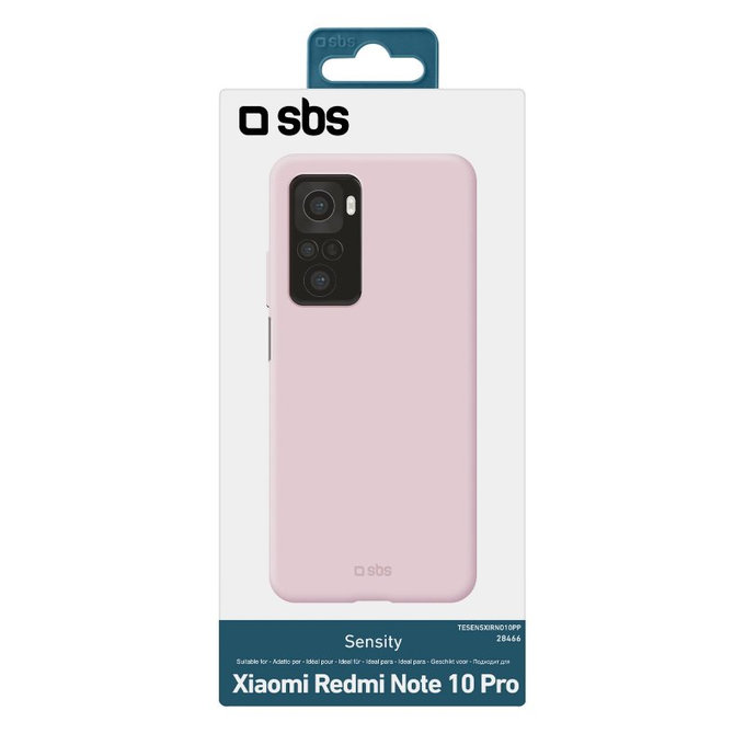 SBS - Ovitek Sensity za Xiaomi Redmi Note 10 Pro, roza
