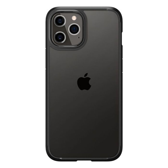 Spigen - Ovitek Ultra Hybrid za iPhone 12 a 12 Pro, črna