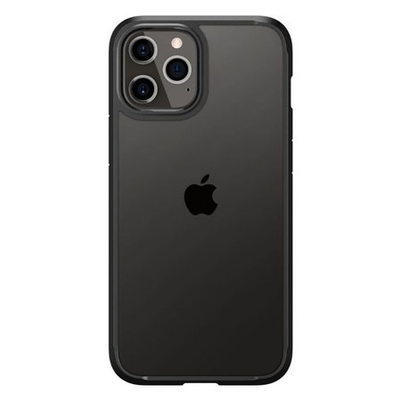 Spigen - Ovitek Ultra Hybrid za iPhone 12 a 12 Pro, črna