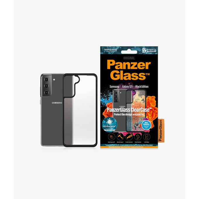 PanzerGlass - Ovitek ClearCase AB za Samsung Galaxy S21, črn