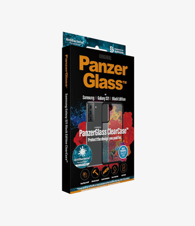 PanzerGlass - Ovitek ClearCase AB za Samsung Galaxy S21, črn