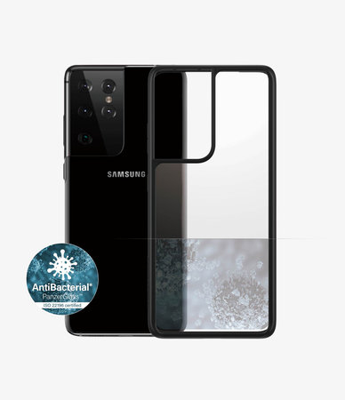 PanzerGlass - Ovitek ClearCase AB za Samsung Galaxy S21 Ultra, črn