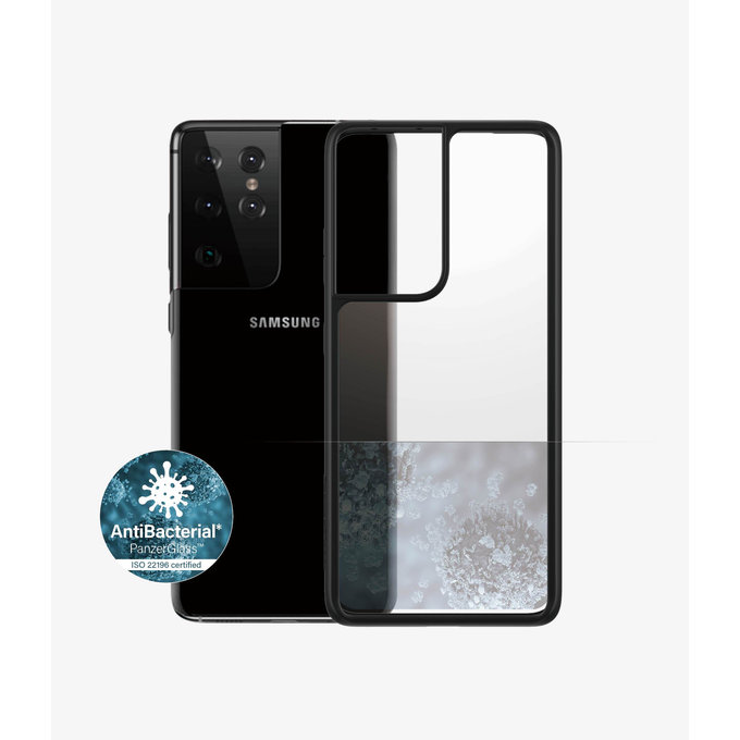 PanzerGlass - Ovitek ClearCase AB za Samsung Galaxy S21 Ultra, črn