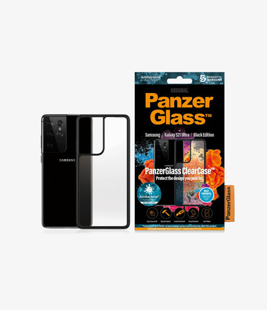 PanzerGlass - Ovitek ClearCase AB za Samsung Galaxy S21 Ultra, črn