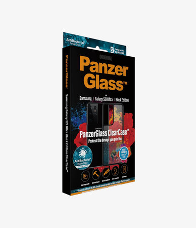 PanzerGlass - Ovitek ClearCase AB za Samsung Galaxy S21 Ultra, črn
