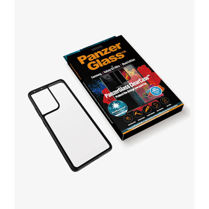 PanzerGlass - Ovitek ClearCase AB za Samsung Galaxy S21 Ultra, črn