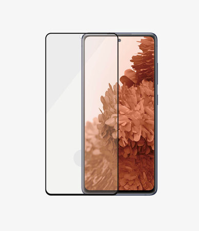 PanzerGlass - Kaljeno Steklo Case Friendly AB za Samsung Galaxy S21+, Fingerprint komp., črn