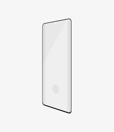 PanzerGlass - Kaljeno Steklo Case Friendly AB za Samsung Galaxy S21 Ultra, Fingerprint komp., črn