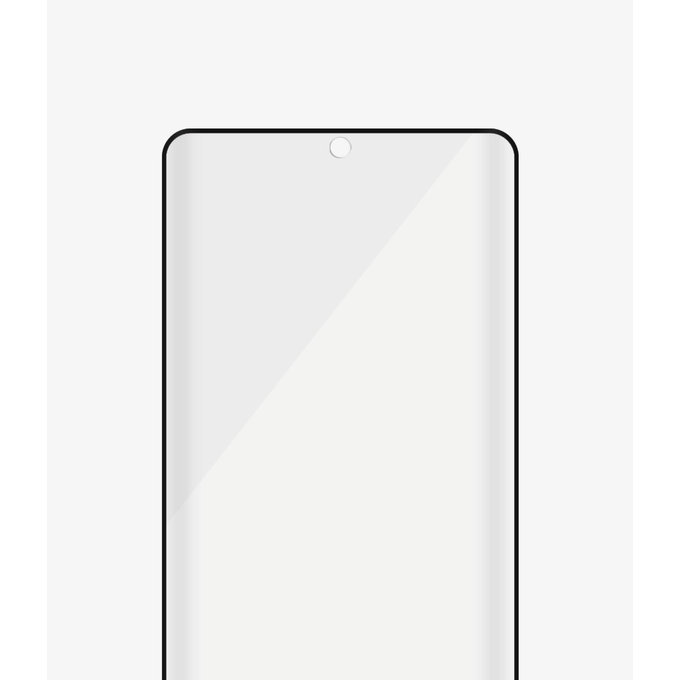 PanzerGlass - Kaljeno Steklo Case Friendly AB za Samsung Galaxy S21 Ultra, Fingerprint komp., črn