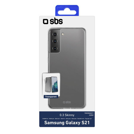SBS - Ovitek Skinny za Samsung Galaxy S21, prozoren