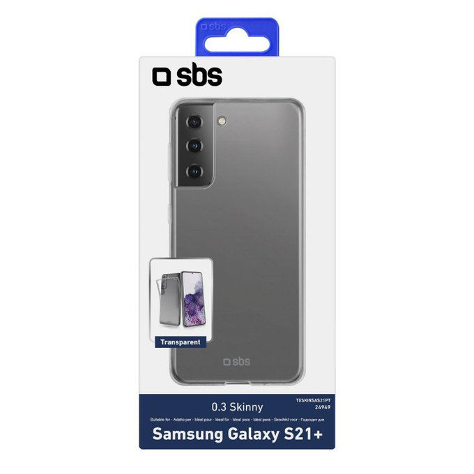SBS - Ovitek Skinny za Samsung Galaxy S21+, prozoren