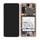 Samsung Galaxy S21 G991B - LCD zaslon + steklo na dotik + okvir + baterija (Phantom Violet) - GH82-24716B, GH82-24718B Genuine Service Pack