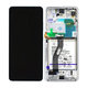 Samsung Galaxy S21 Ultra G998B - LCD zaslon + steklo na dotik + okvir + baterija (Phantom Silver) - GH82-24591B, GH82-24925B Genuine Service Pack