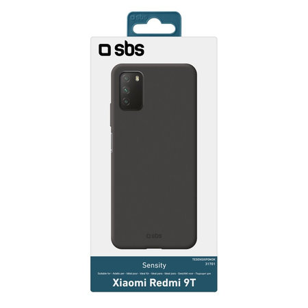 SBS - Ovitek Sensity za Xiaomi Redmi 9T, črn