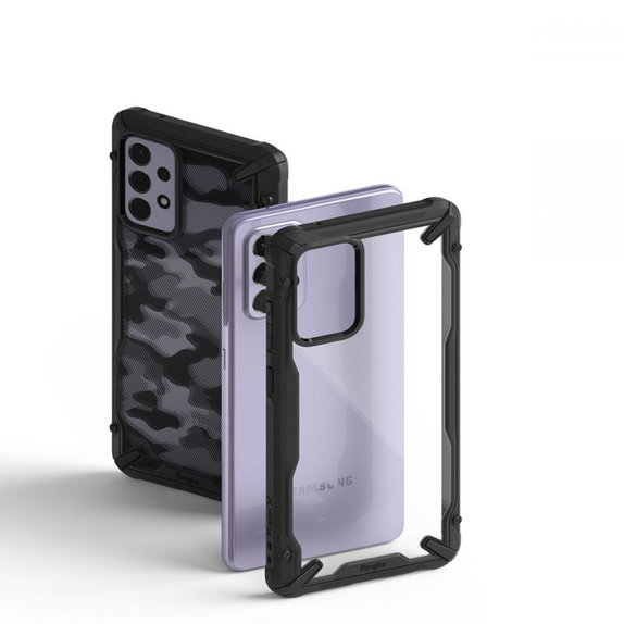 Ringke - Ovitek Fusion X za Samsung Galaxy A72 5G, črn