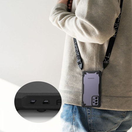 Ringke - Ovitek Fusion X za Samsung Galaxy A72 5G, črn