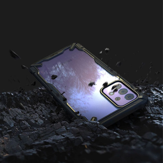 Ringke - Ovitek Fusion X za Samsung Galaxy A72 5G, črn