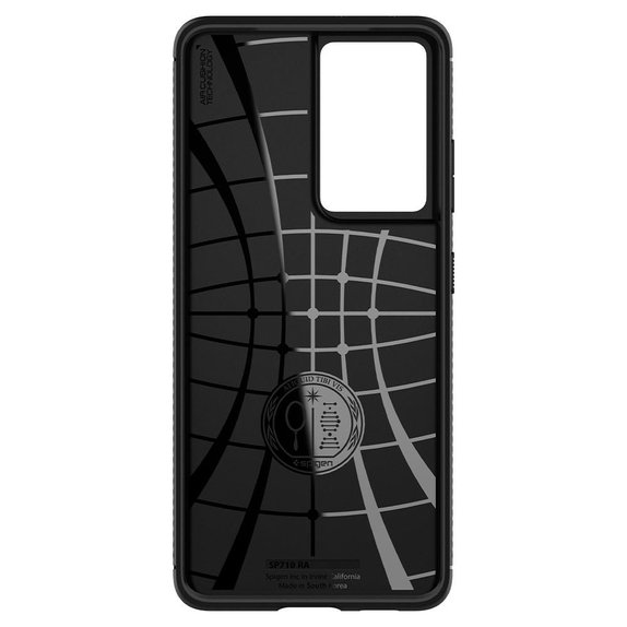 Spigen - Ovitek Rugged Armor za Samsung Galaxy S21 Ultra, črna