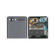 Samsung Galaxy Z Flip 5G F707B - LCD zaslon + steklo na dotik + okvir (zunanji) (Mystic Gray) - GH96-13806A Genuine Service Pack