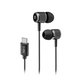 SBS - Slušalke Studio Mix 100C z mikrofonom, USB-C, črne