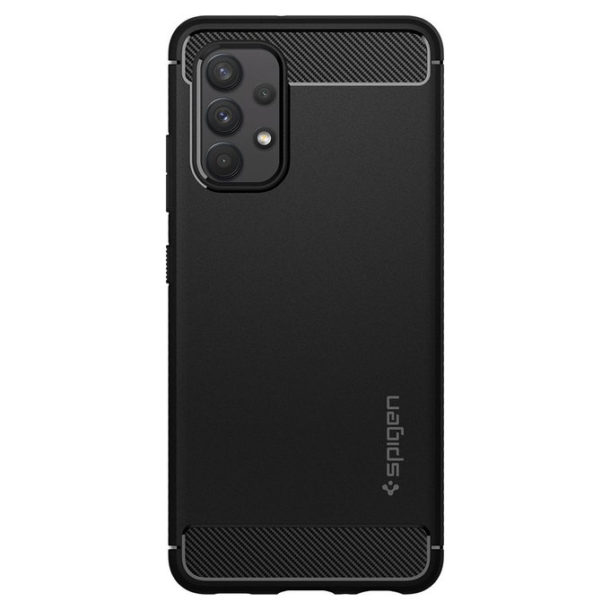 Spigen - Ovitek Rugged Armor za Samsung Galaxy A52 a A52 5G, črna