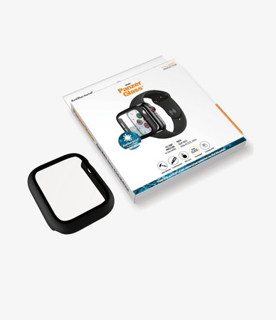PanzerGlass - Kaljeno Steklo Full Body AB za Apple Watch 4, 5, 6, SE (1st gen) in SE (2nd gen) 40mm, črn