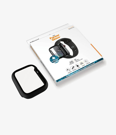 PanzerGlass - Kaljeno Steklo Full Body AB za Apple Watch 4, 5, 6, SE (1st gen) in SE (2nd gen) 44mm, črn