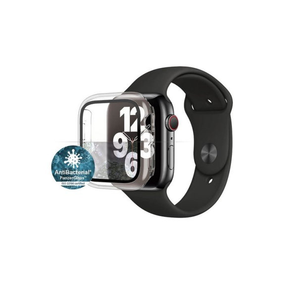 PanzerGlass - Kaljeno Steklo Full Body AB za Apple Watch 4, 5, 6, SE (1st gen) in SE (2nd gen) 40mm, transparent