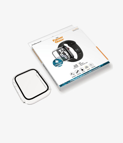 PanzerGlass - Kaljeno Steklo Full Body AB za Apple Watch 4, 5, 6, SE (1st gen) in SE (2nd gen) 40mm, transparent