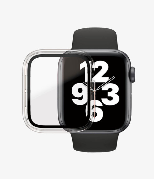 PanzerGlass - Kaljeno Steklo Full Body AB za Apple Watch 4, 5, 6, SE (1st gen) in SE (2nd gen) 40mm, transparent