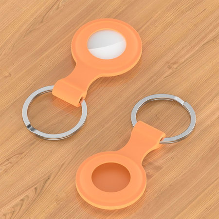 Tech-Protect - Ikona obeska za ključe za Apple Apple AirTag, oranžna