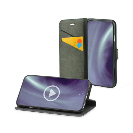 Fonex - Ovitek Book Identity za Motorola Moto E7, črna