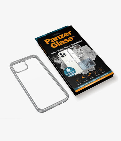 PanzerGlass - Ovitek ClearCase AB za iPhone 12 Pro Max, srebrn