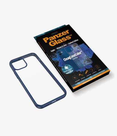 PanzerGlass - Ovitek ClearCase AB za iPhone 12 mini, moder
